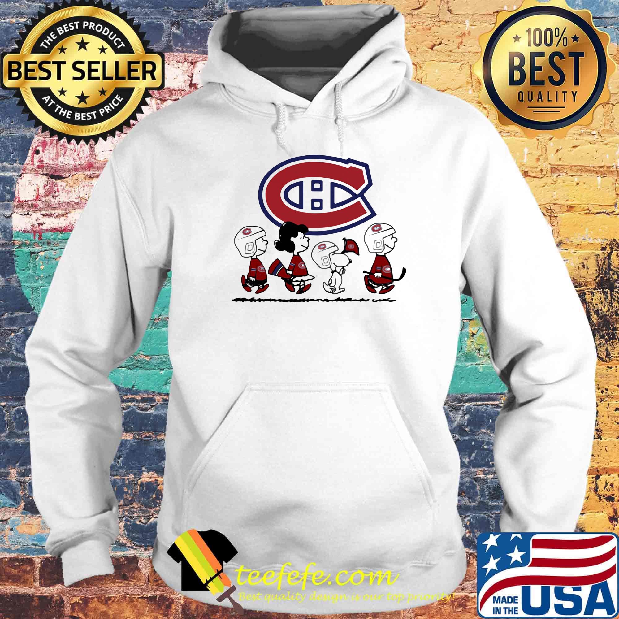 The peanuts montreal canadiens hockey s Hoodie The peanuts montreal canadiens hockey s Hoodie