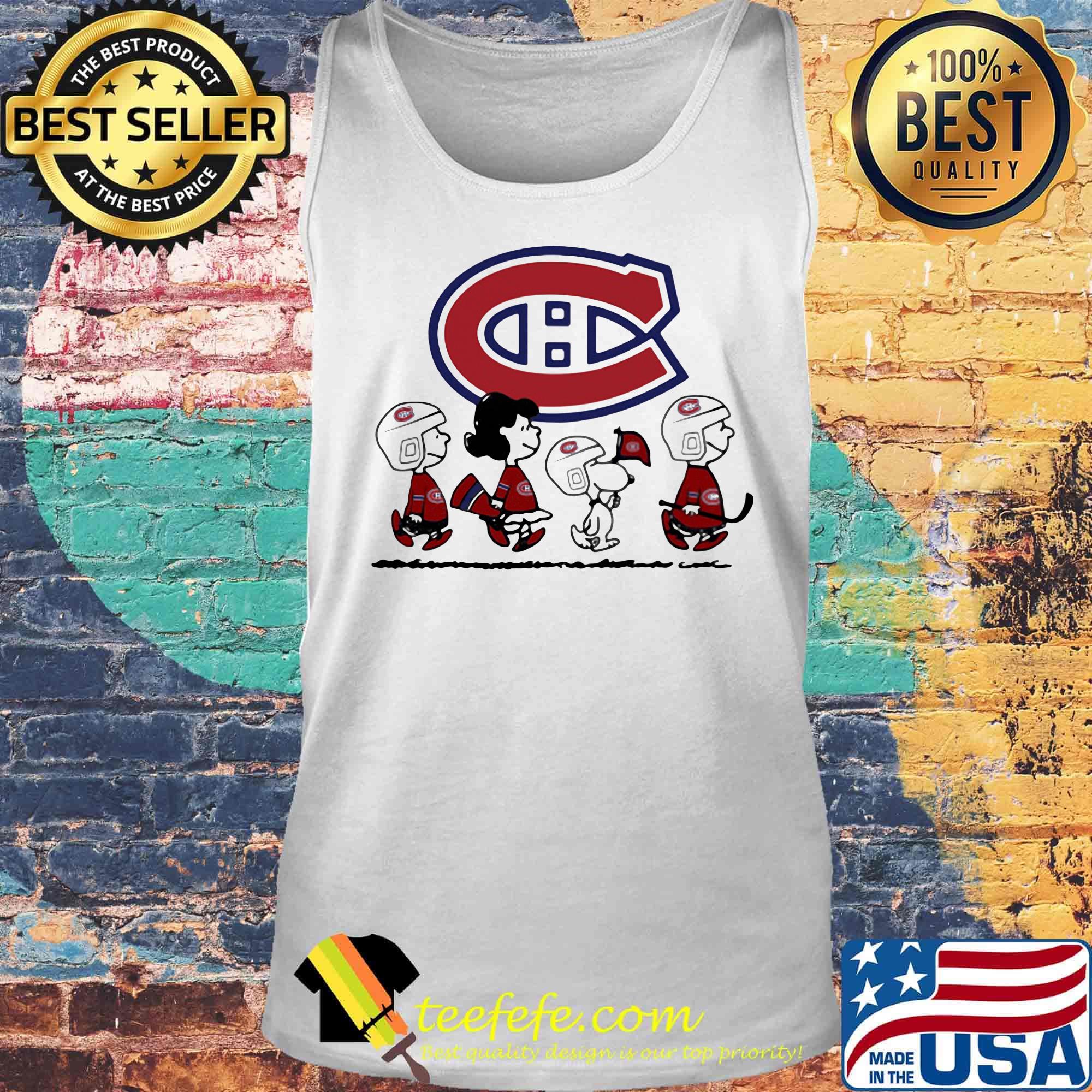 The peanuts montreal canadiens hockey s Tank top The peanuts montreal canadiens hockey s Tank top