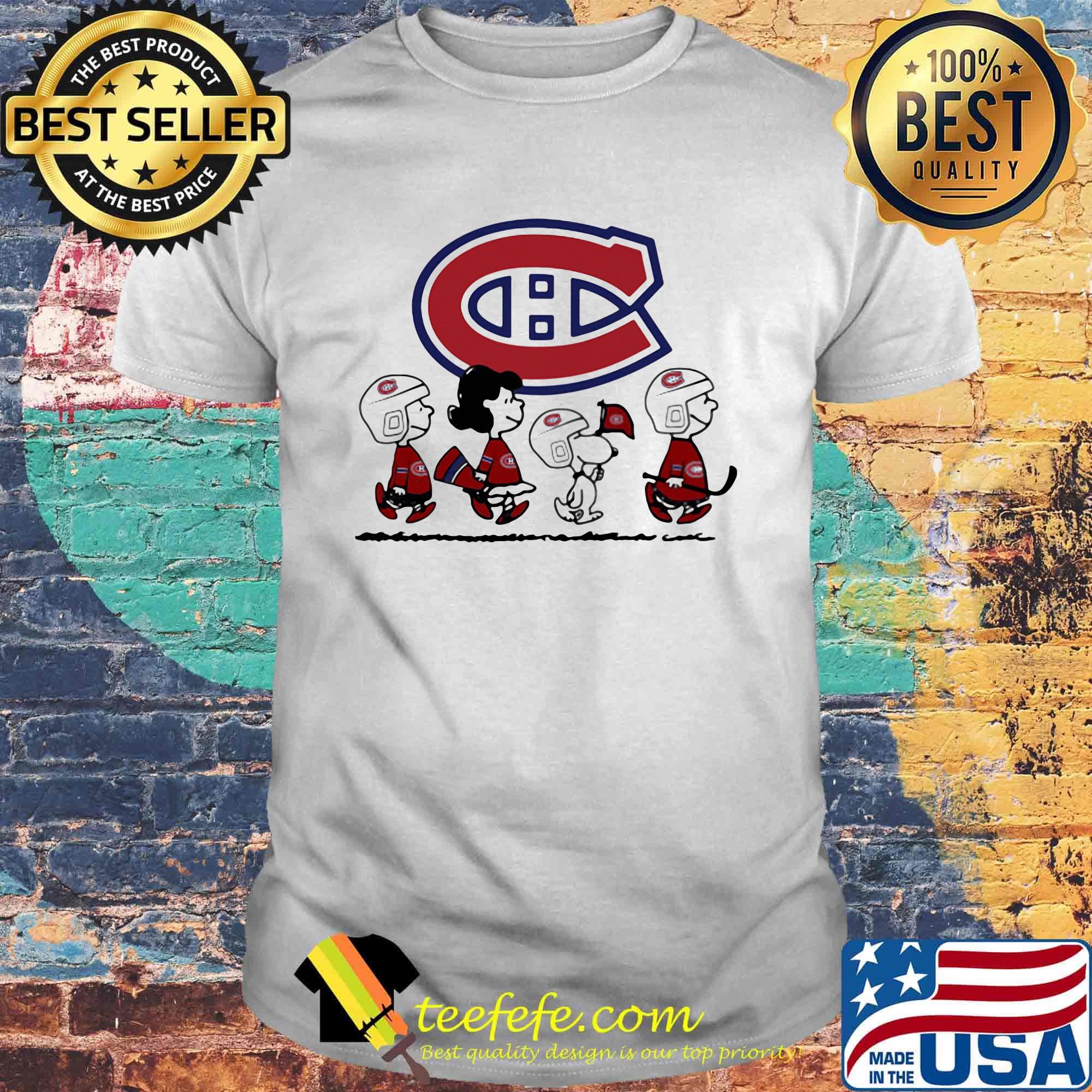 The peanuts montreal canadiens hockey shirt The peanuts montreal canadiens hockey shirt