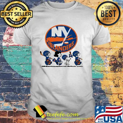The peanuts new york islanders hockey logo shirt