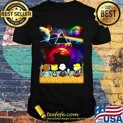 The peanuts seeing pink floyd shirt