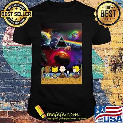 The peanuts seeing star wars pink floyd shirt