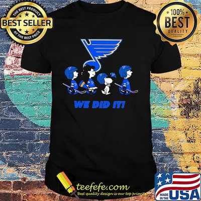 The peanuts st. Louis blues hockey logo shirt