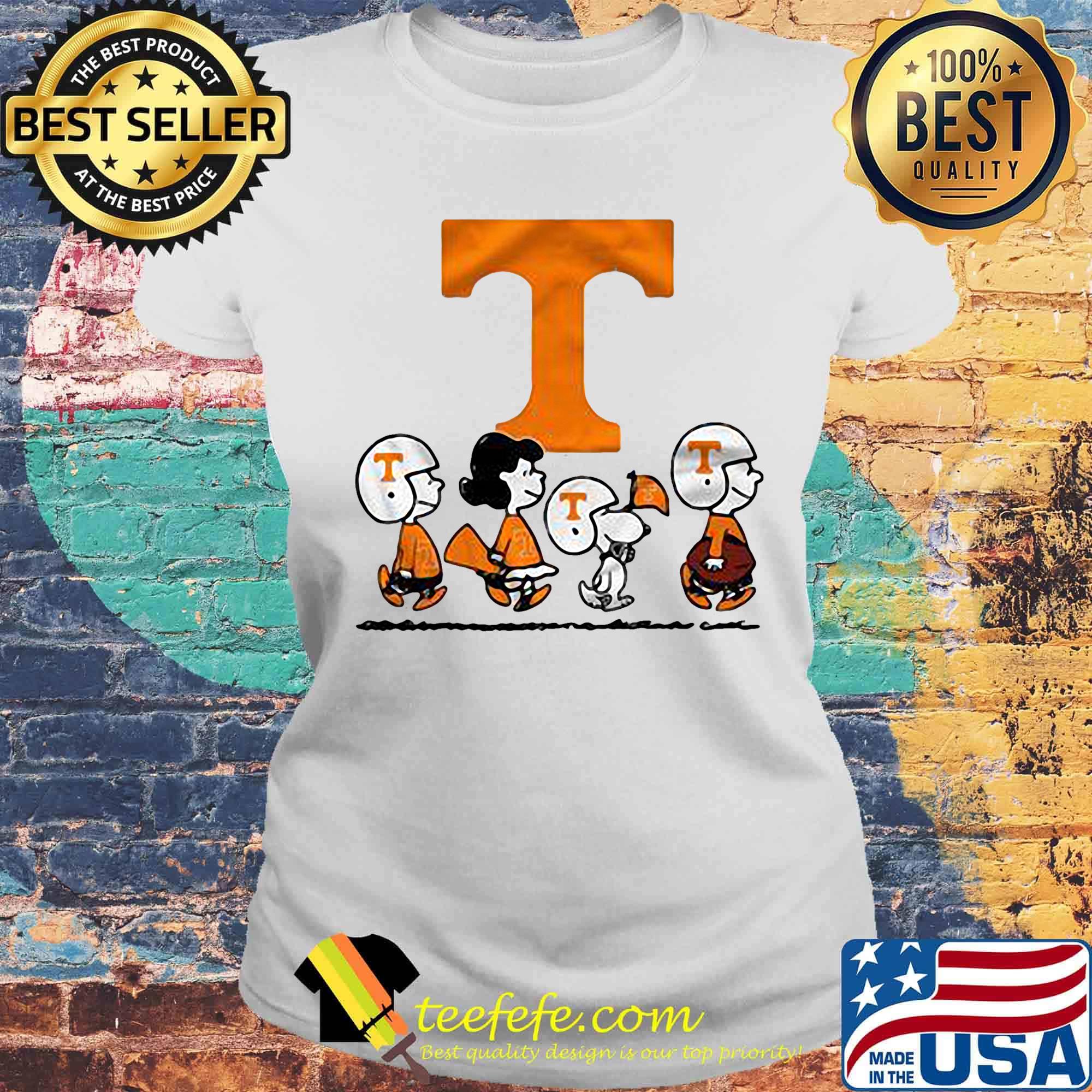 The peanuts tennessee volunteers football team s Laides tee The peanuts tennessee volunteers football team s Laides tee