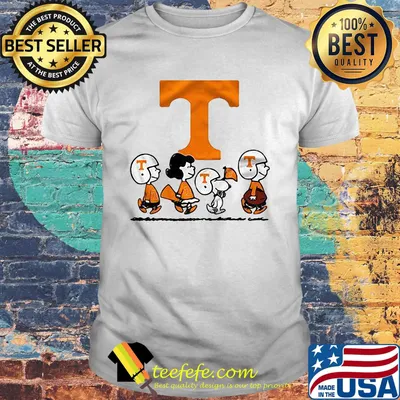The peanuts tennessee volunteers football team shirt