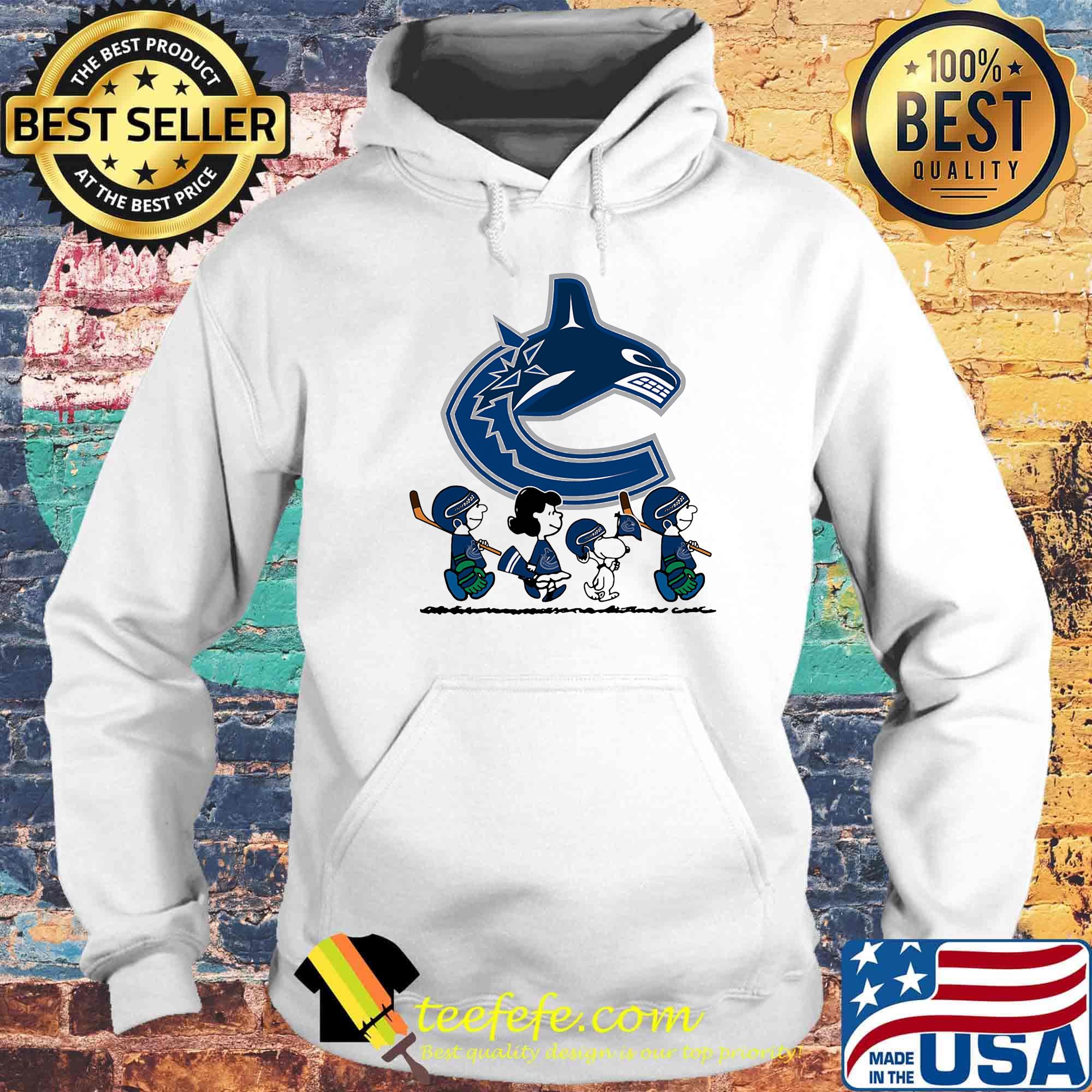 The peanuts vancouver canucks hockey logo s Hoodie The peanuts vancouver canucks hockey logo s Hoodie