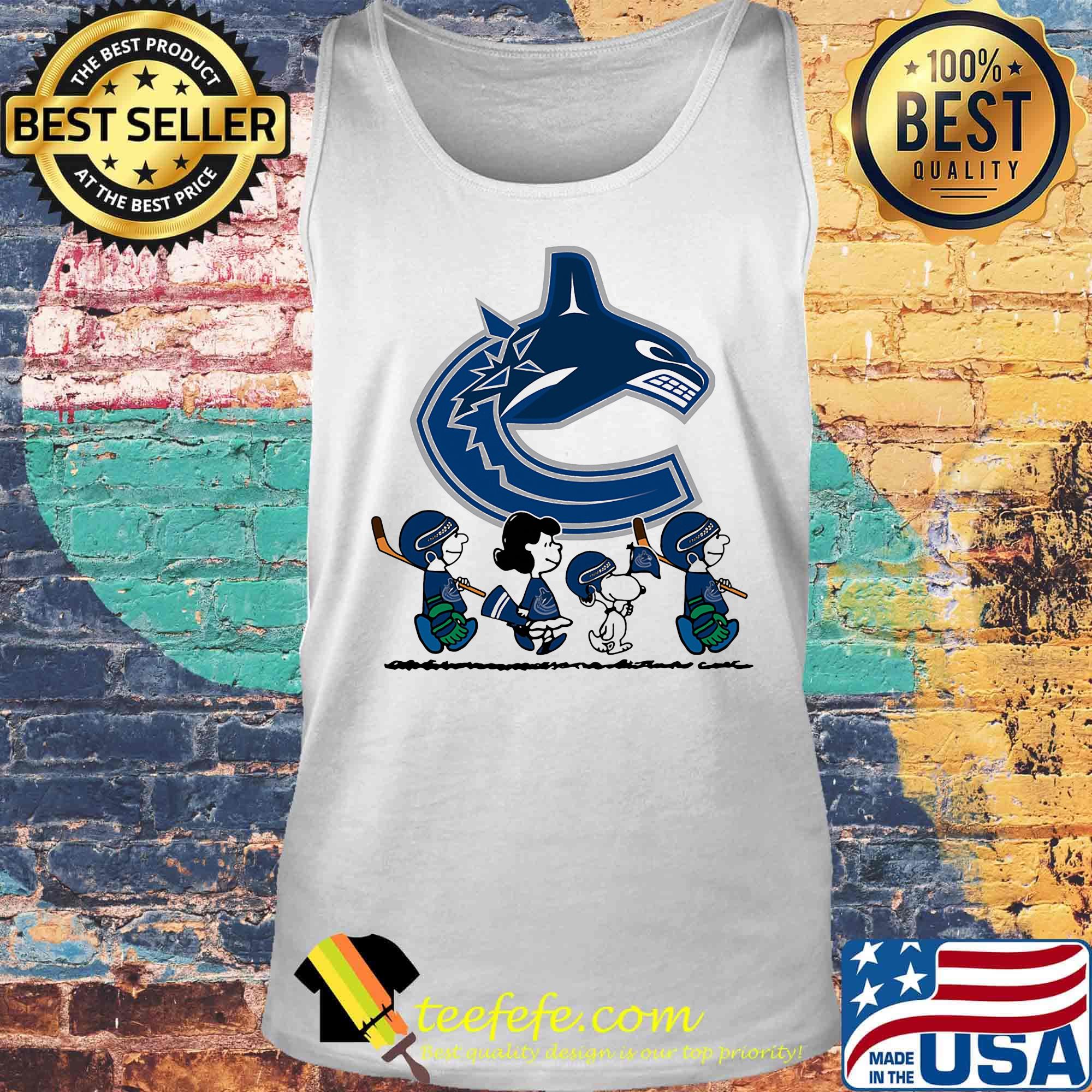 The peanuts vancouver canucks hockey logo s Tank top The peanuts vancouver canucks hockey logo s Tank top