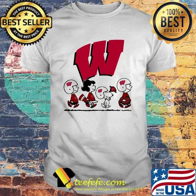 The peanuts wisconsin-madison hockey shirt