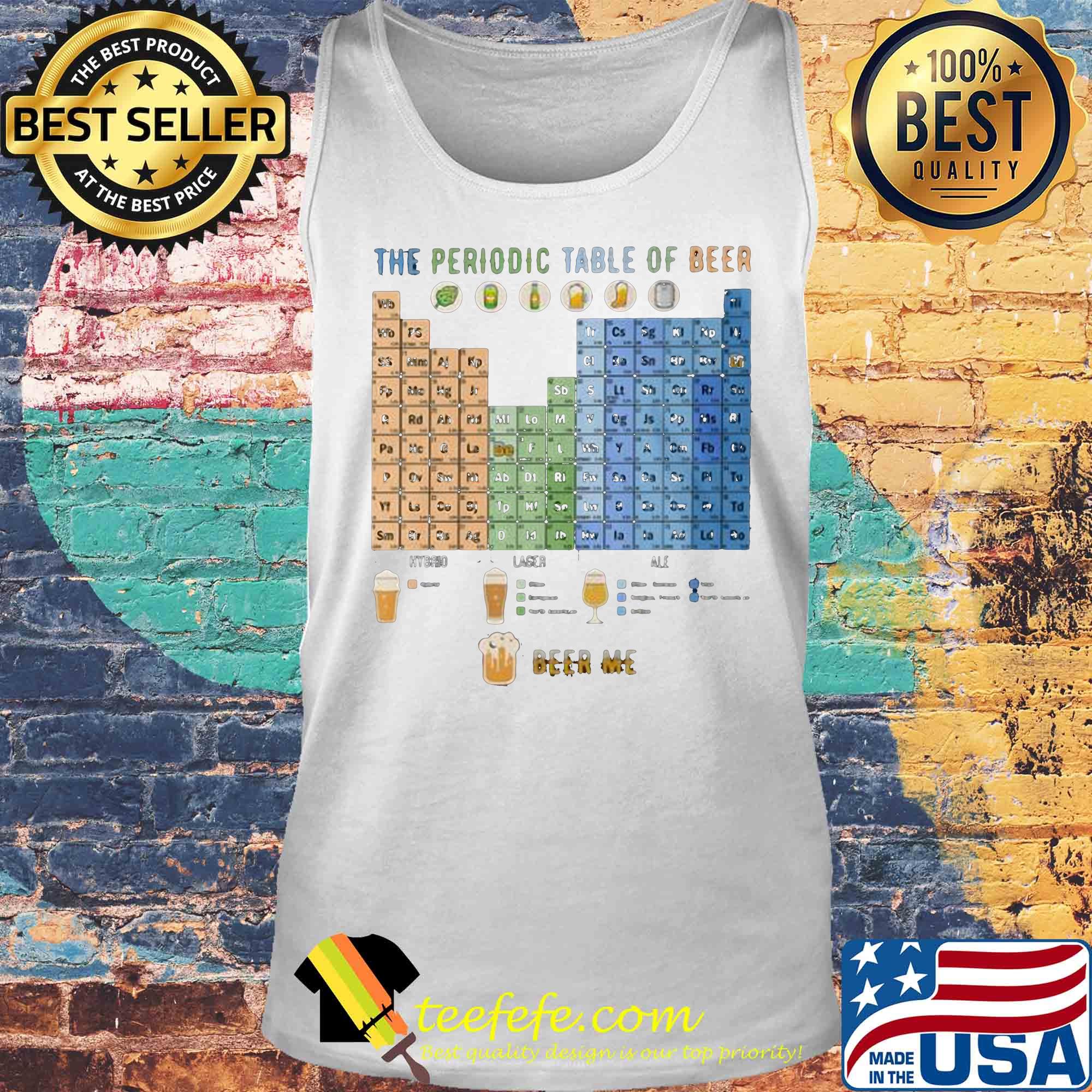the periodic table of beer s Tank top the periodic table of beer s Tank top