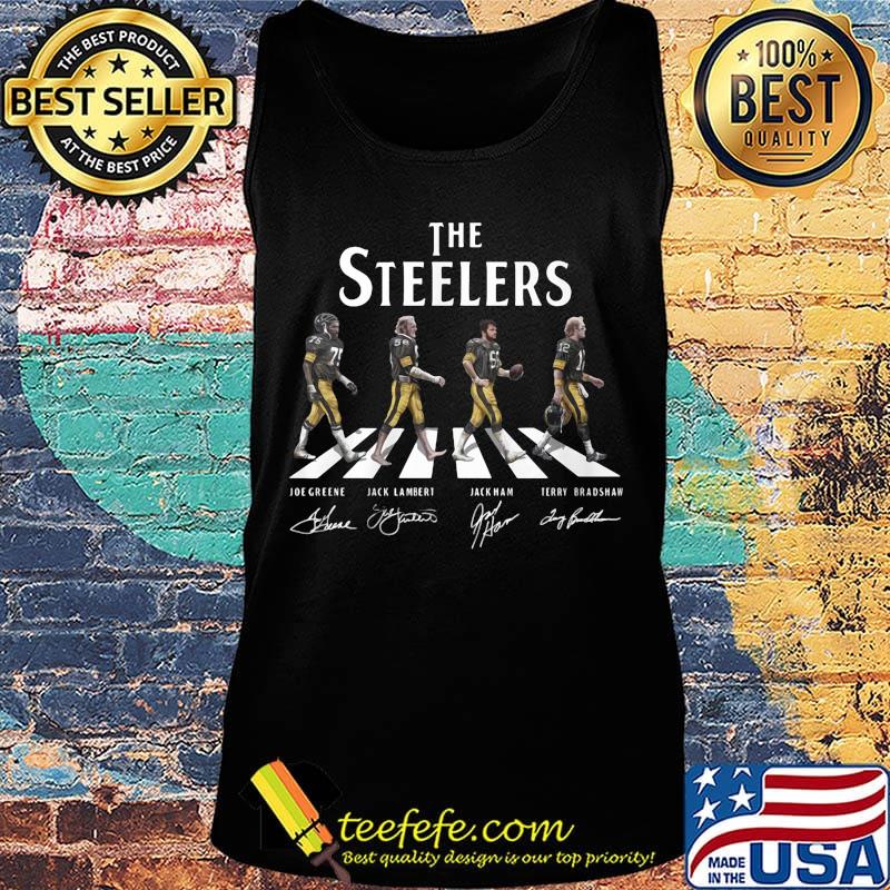 The pittsburgh steelers football abbey road signatures s Tank top The pittsburgh steelers football abbey road signatures s Tank top