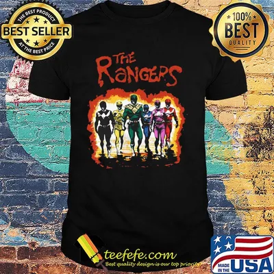 The power rangers movie shirt