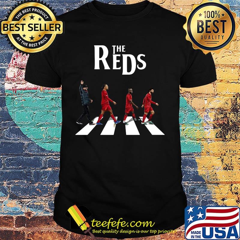 The reds football team abbey road shirt