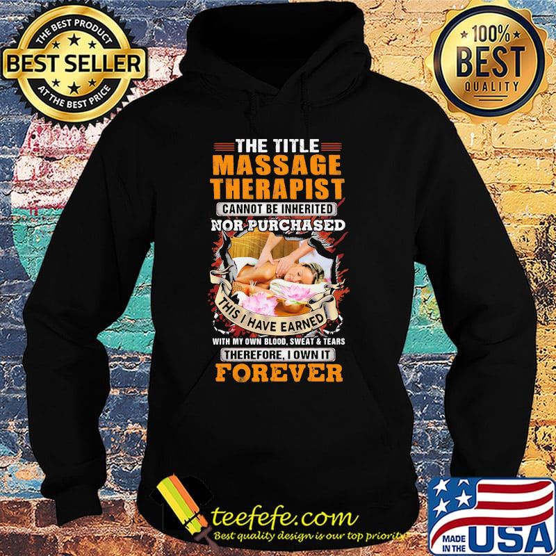 The title massage therapist nor purchased forever girl s Hoodie The title massage therapist nor purchased forever girl s Hoodie