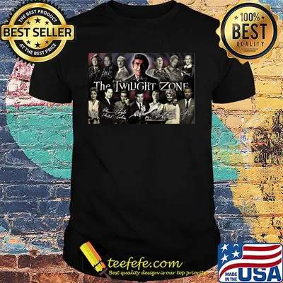 The twilight zone 2002 film characters signatures shirt