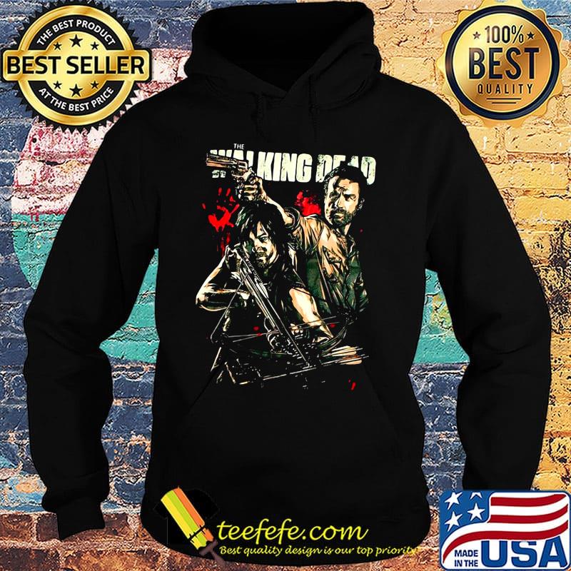 The Walking Dead Daryl and Rick s Hoodie The Walking Dead Daryl and Rick s Hoodie