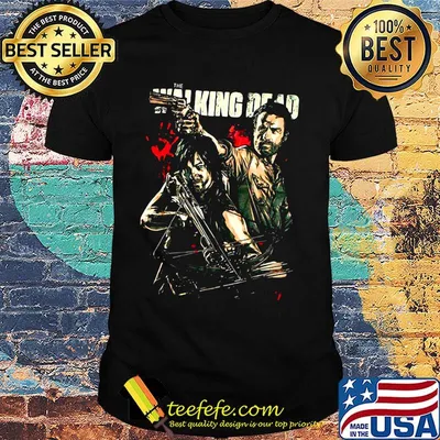 The Walking Dead Daryl and Rick shirt