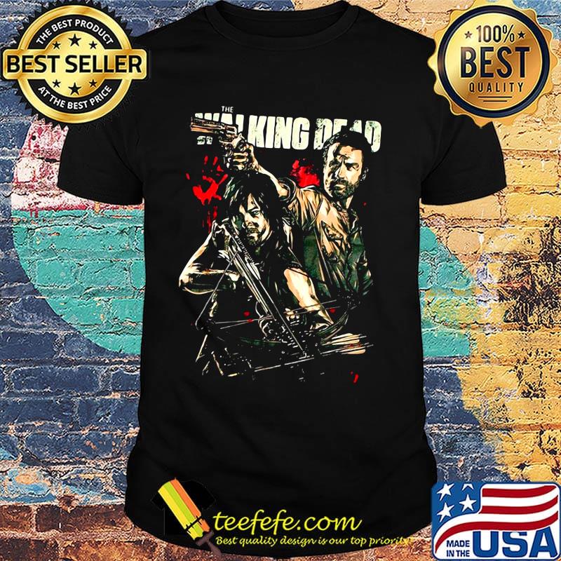 The Walking Dead Daryl and Rick shirt