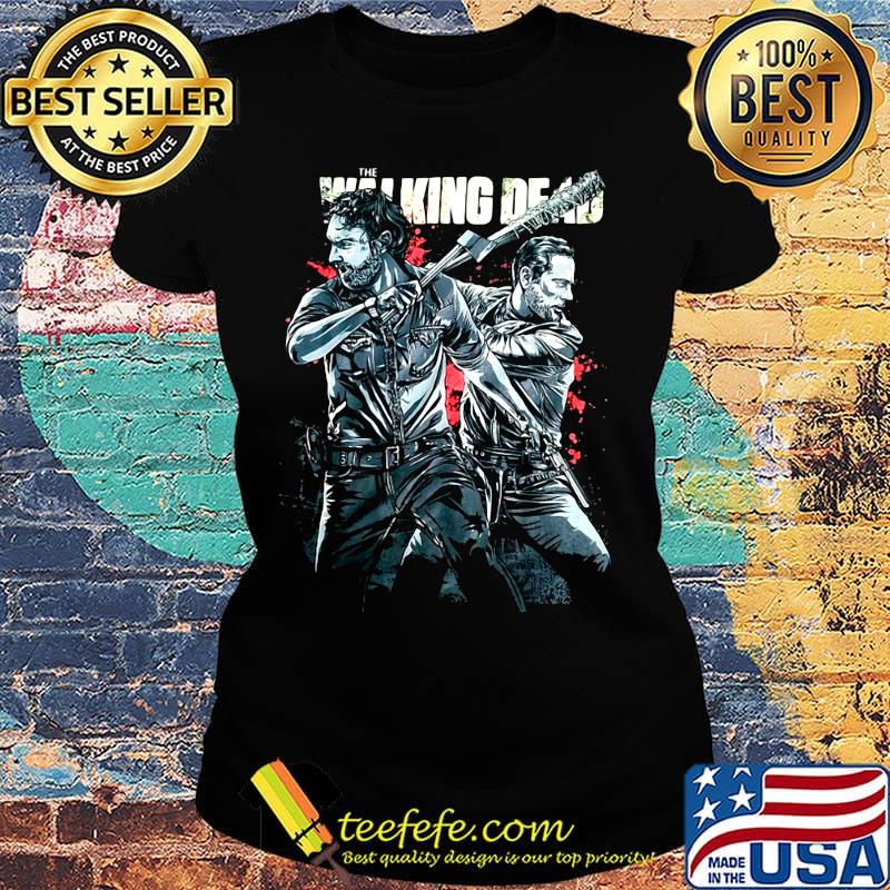 The Walking dead rick grimes and negan s Ladies tee The Walking dead rick grimes and negan s Ladies tee