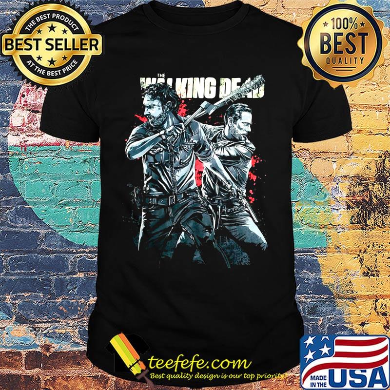 The Walking dead rick grimes and negan shirt The Walking dead rick grimes and negan shirt