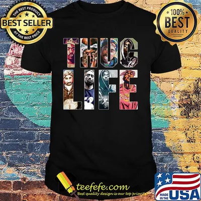 Thug life band members shirt