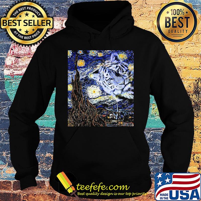 Tiger Sky Tree House Blue Yellow White Shirt Hoodie Tiger Sky Tree House Blue Yellow White Shirt Hoodie