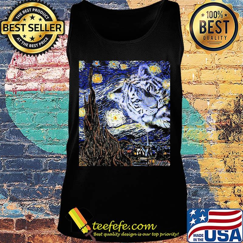 Tiger Sky Tree House Blue Yellow White Shirt Tank top Tiger Sky Tree House Blue Yellow White Shirt Tank top