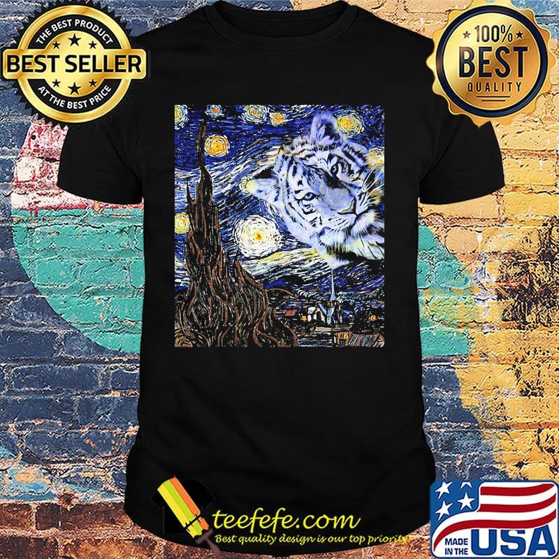 Tiger Sky Tree House Blue Yellow White Shirt Tiger Sky Tree House Blue Yellow White Shirt