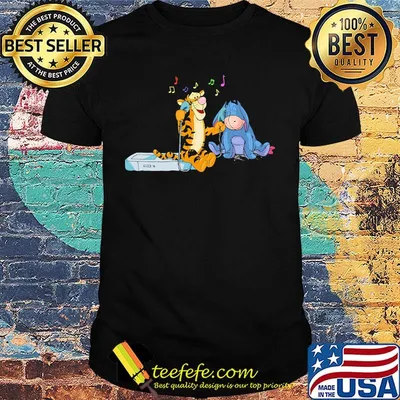 Tigger Eeyore listen music shirt