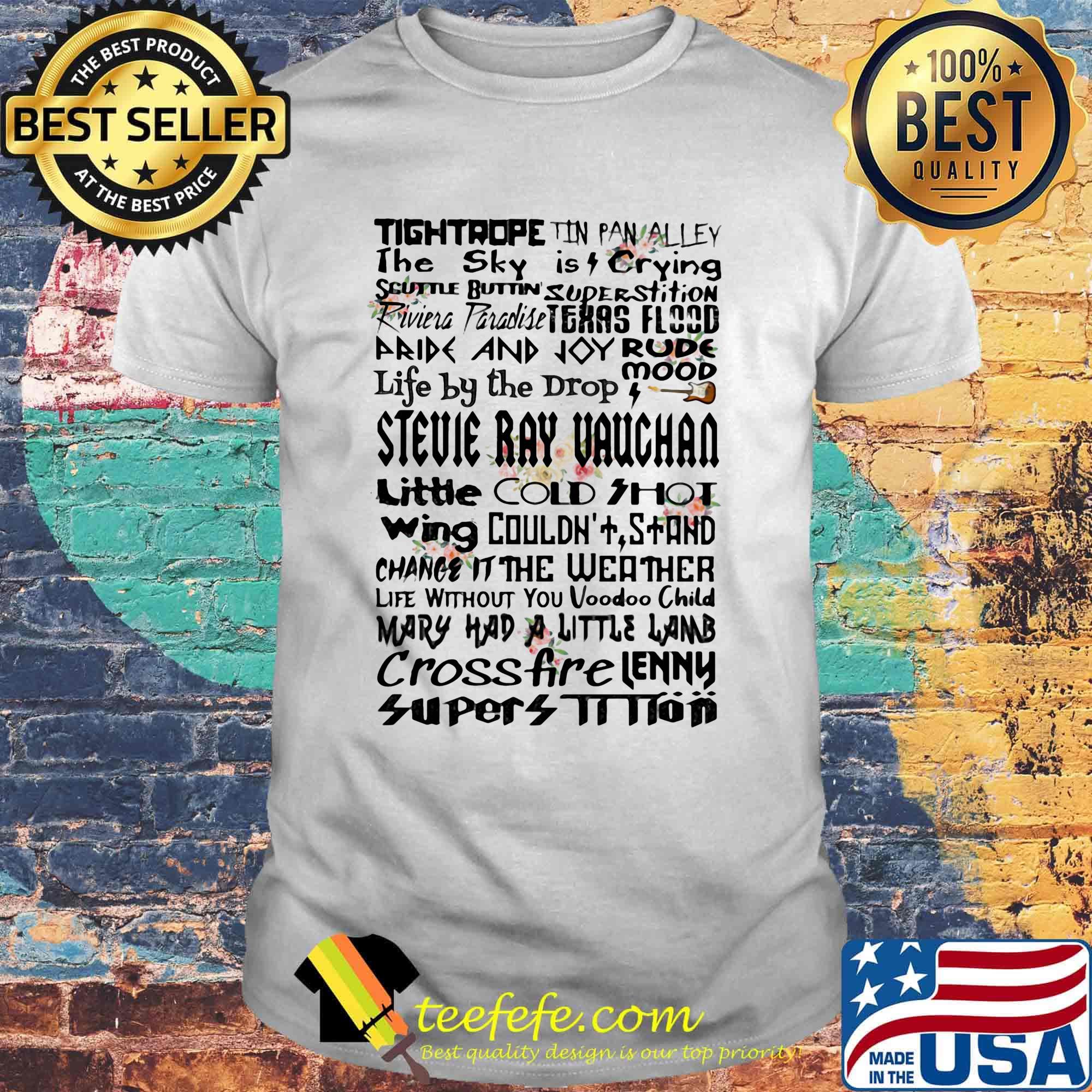 Tightrope the sky is crying scuttle superstition flowers shirt