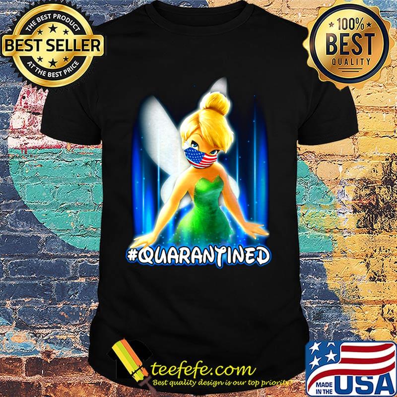Tinkerbell mask american flag independence day quarantined shirt