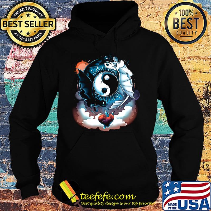 Toothless dragon and his girlfriend heart moon s Hoodie Toothless dragon and his girlfriend heart moon s Hoodie