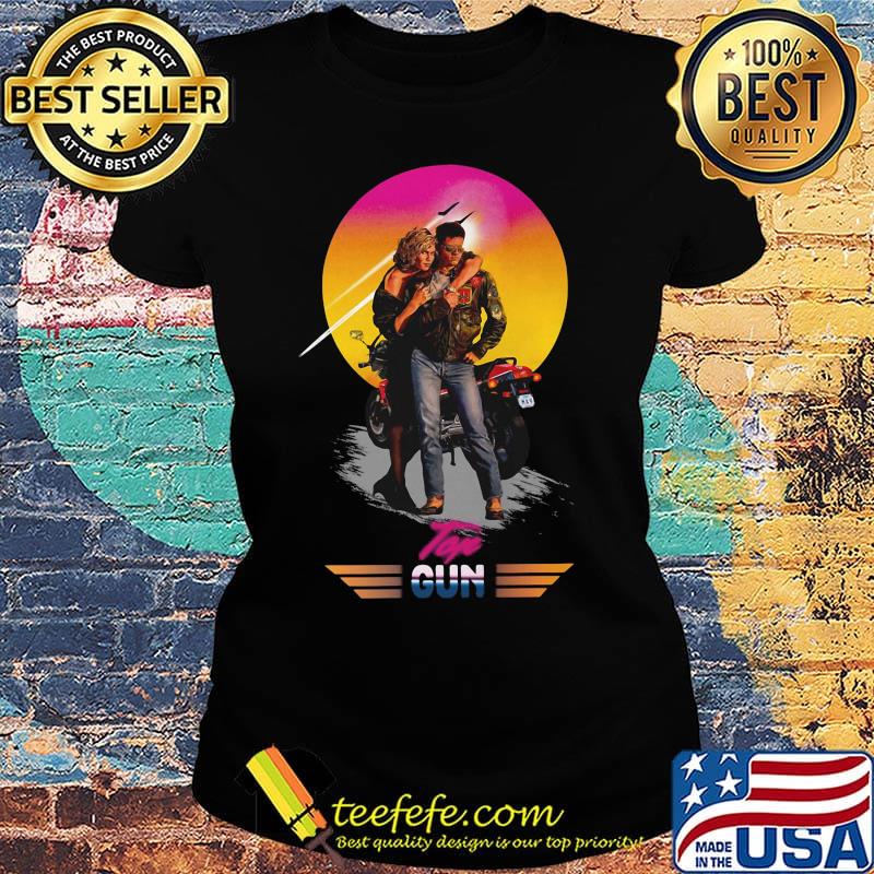 Top gun retro poster s Ladies tee Top gun retro poster s Ladies tee