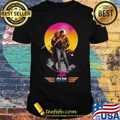 Top gun retro poster shirt