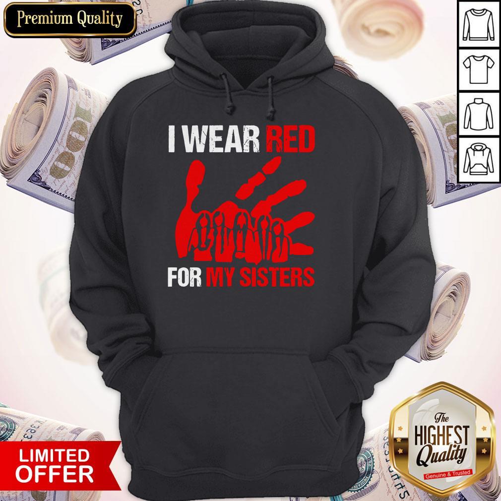 Top I Wear Red For My Sister Shirt
