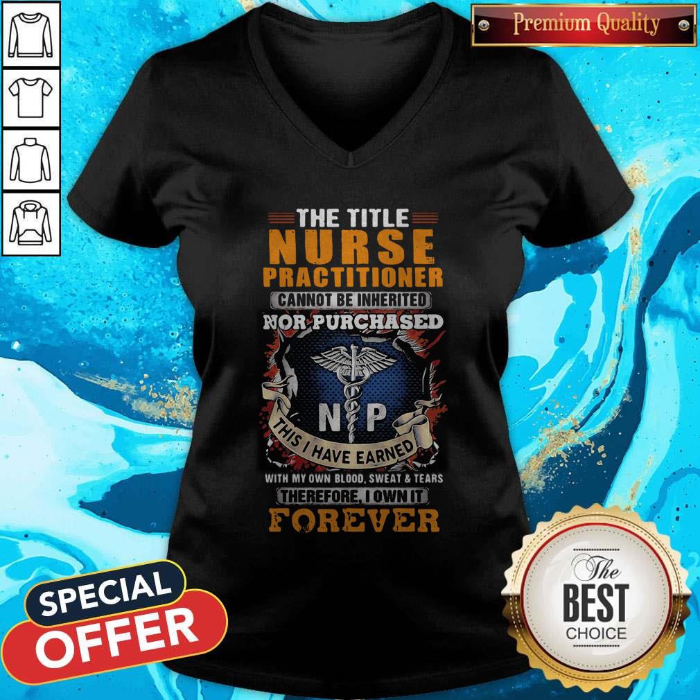 Top The Title Nurse Practitioner Forever Medical Logo Shirt