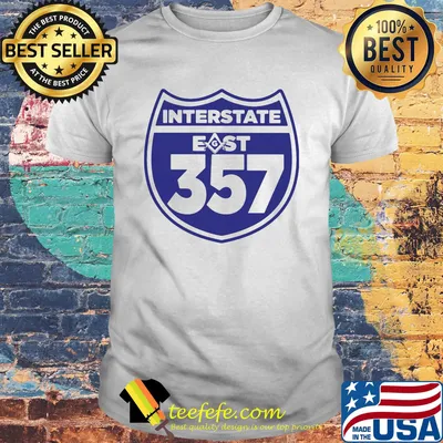 Traveling East Interstate East 357 shirt