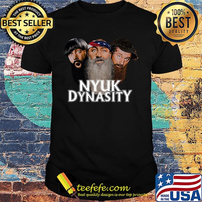 Trevco the three stooges nyuk dynasty shirt Trevco the three stooges nyuk dynasty shirt