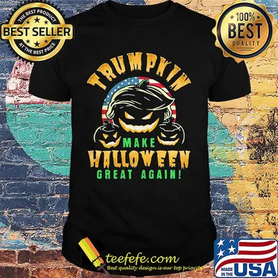 Trumpkin Make Halloween Great Again Pumpkin Independence Day Shirt