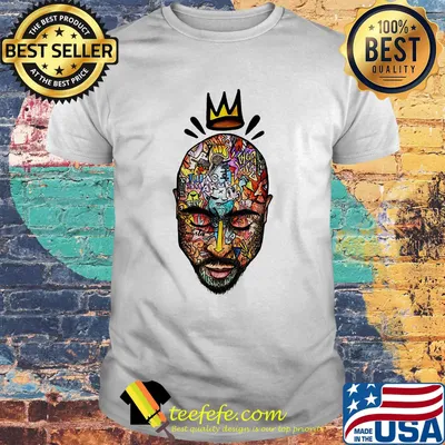 Tupac shakur king rapper thug life shirt