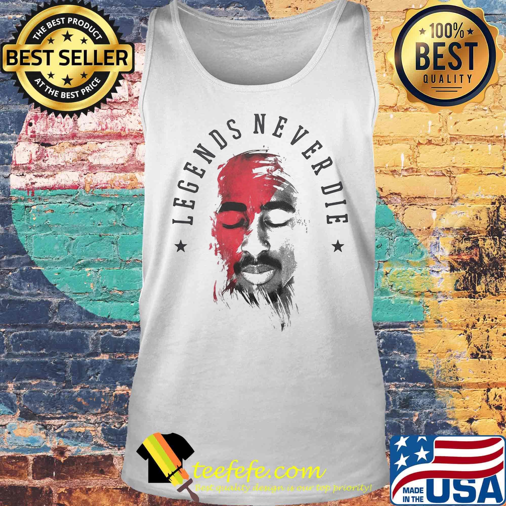 Tupac shakur legends never die art stars s Tank top Tupac shakur legends never die art stars s Tank top