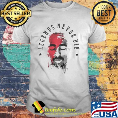 Tupac shakur legends never die art stars shirt