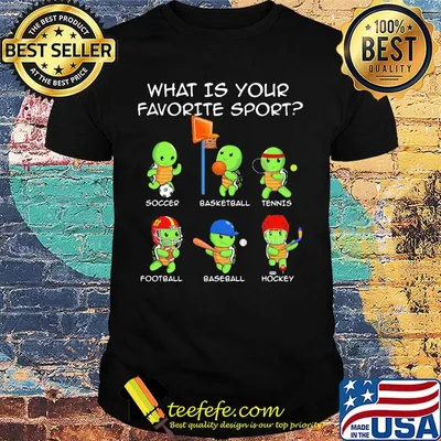Turtle what is your favorite sport shirt