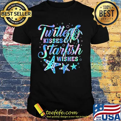 Turtte Kisses Starfish Wishes Shirt