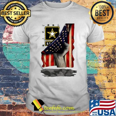 U.s. Army american flag independence day shirt