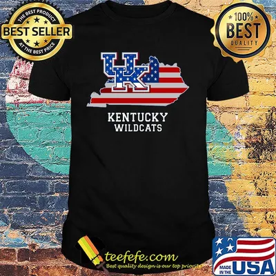 Uk kentucky wildcats american map happy independence day shirt