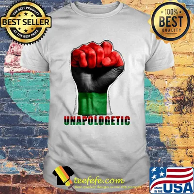 Unapologetic Pan African Flag Hand Black Lives Matter Shirt