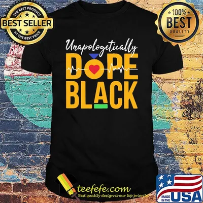 Unapologetically dope black heartbeat shirt