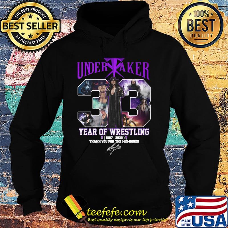 Undertaker 33 years of operation 1987 2020 thank you for the memories signature s Hoodie Undertaker 33 years of operation 1987 2020 thank you for the memories signature s Hoodie