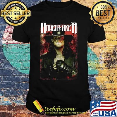 Undertaker professional wrestler horror shirt