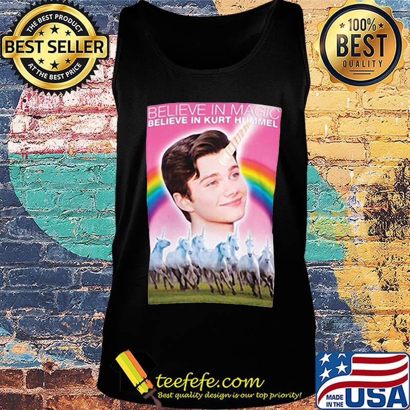 Unicorn believe in magic believe in kurt hummel s Tank top Unicorn believe in magic believe in kurt hummel s Tank top